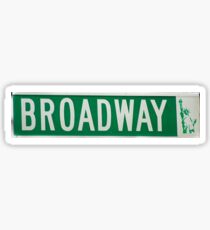 broadway Sticker
