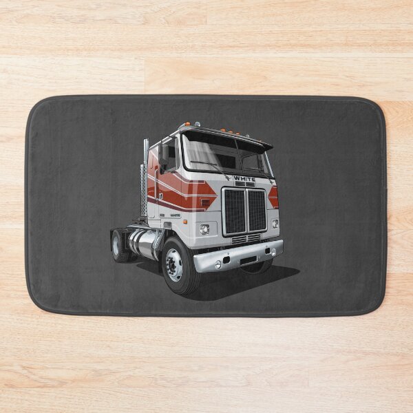 Item preview, 1980 White Road Commander 2 Cabover Truck in silver designed and sold by candc-retro.