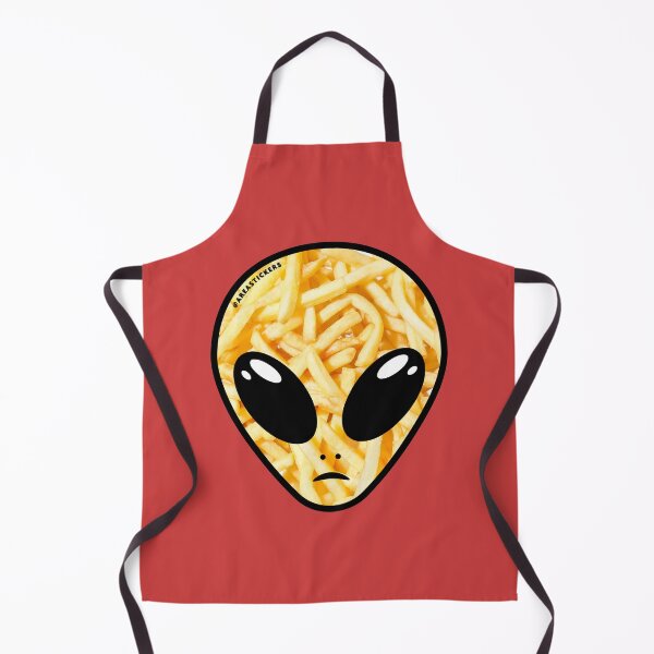 Item preview,  Alien head - fries skin designed and sold by AreaStickers.