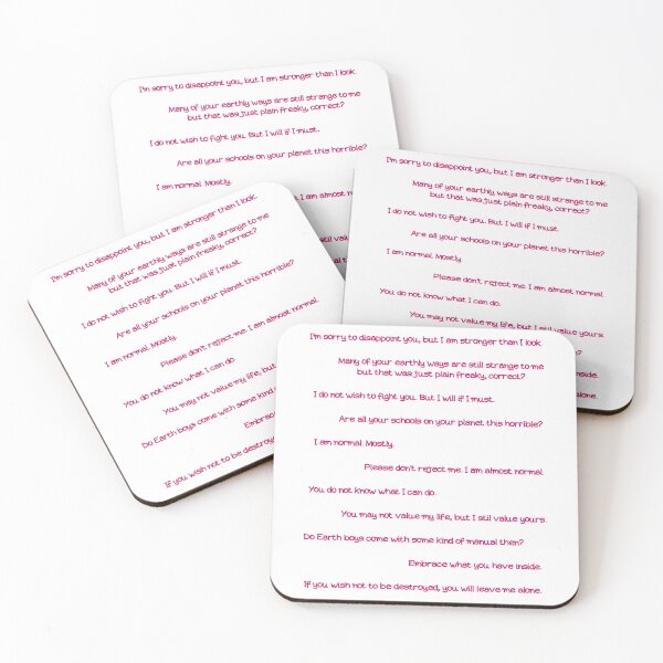 Item preview, Starfire Teen Titans Quotes designed and sold by awe-someA.