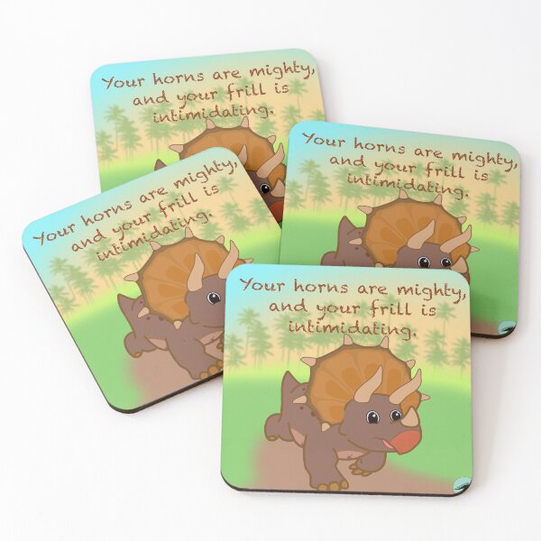 Item preview, Motivation-Rex Triceratops designed and sold by SunnyByTheBay.