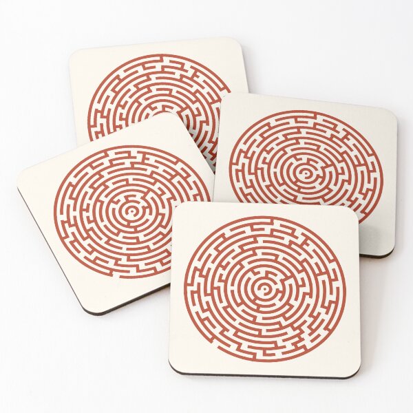 Item preview, Circle Maze - Rich Umber designed and sold by Jon J.S.H.
