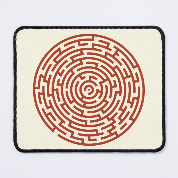 Item preview, Circle Maze - Rich Umber designed and sold by Jon J.S.H.
