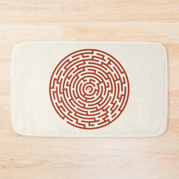 Item preview, Circle Maze - Rich Umber designed and sold by Jon J.S.H.