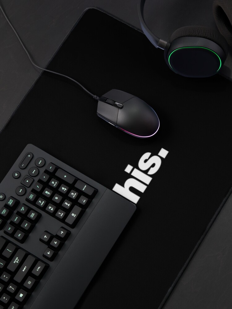 Thumbnail 4 of 5, Mouse Pad, Hang on. Let me overthink this. designed and sold by chestify.