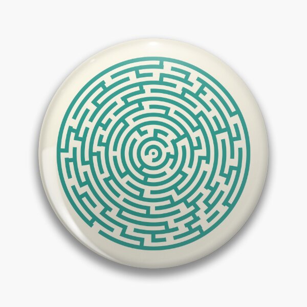 Item preview, Circle Maze - Seafoam Green designed and sold by Jon J.S.H.