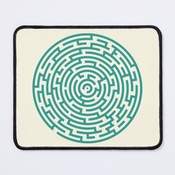 Item preview, Circle Maze - Seafoam Green designed and sold by Jon J.S.H.