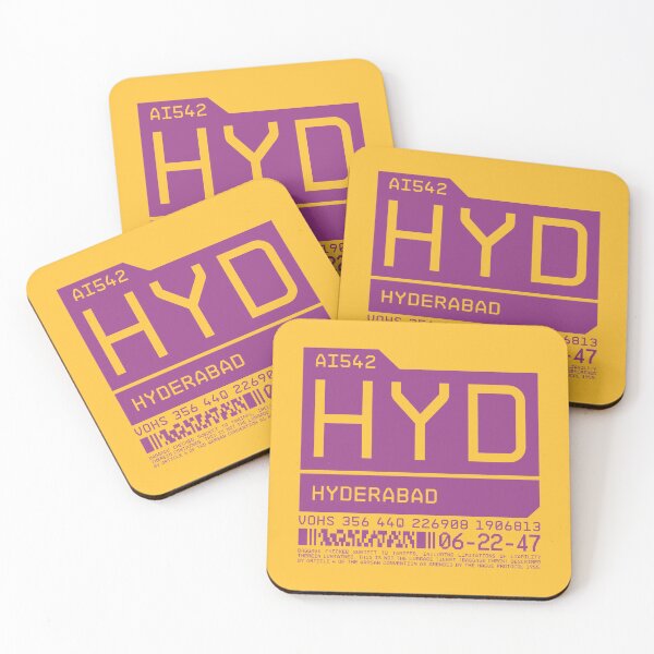 Item preview, Luggage Tag C - HYD Hyderabad India designed and sold by VoodooCircus.