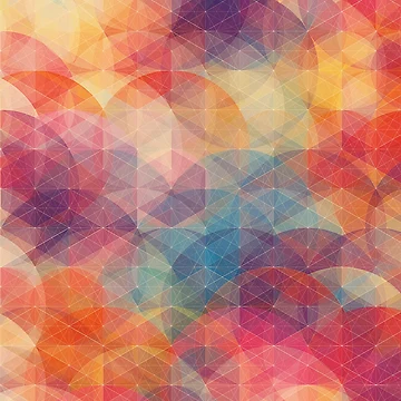 Artwork thumbnail, Colourful Geometric Pattern by BlueVisionInk