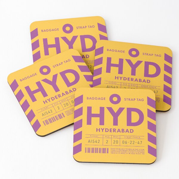 Item preview, Luggage Tag D - HYD Hyderabad India designed and sold by VoodooCircus.