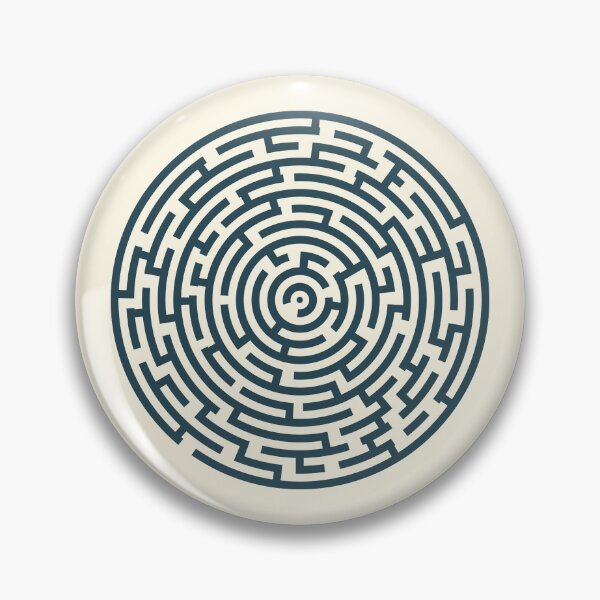 Item preview, Circle Maze - Faded Blue designed and sold by Jon J.S.H.