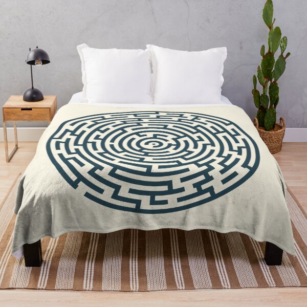 Item preview, Circle Maze - Faded Blue designed and sold by Jon J.S.H.