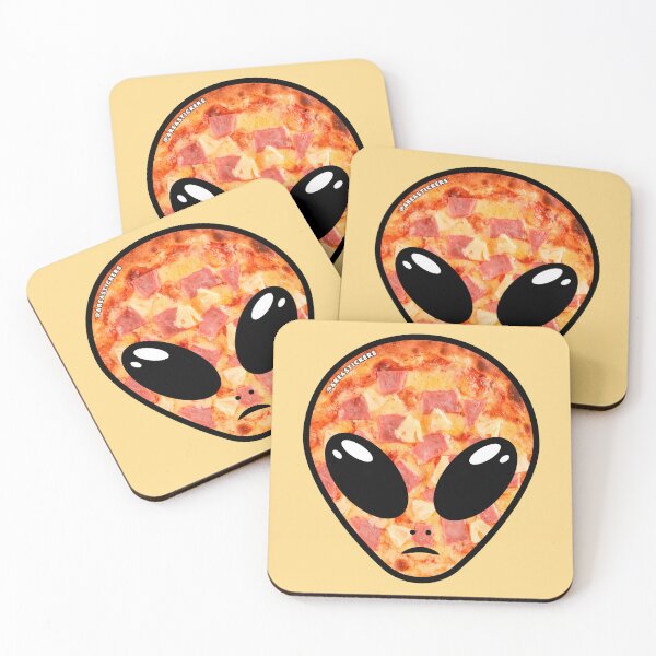 Item preview, Alien head - Pineapple pizza skin designed and sold by AreaStickers.