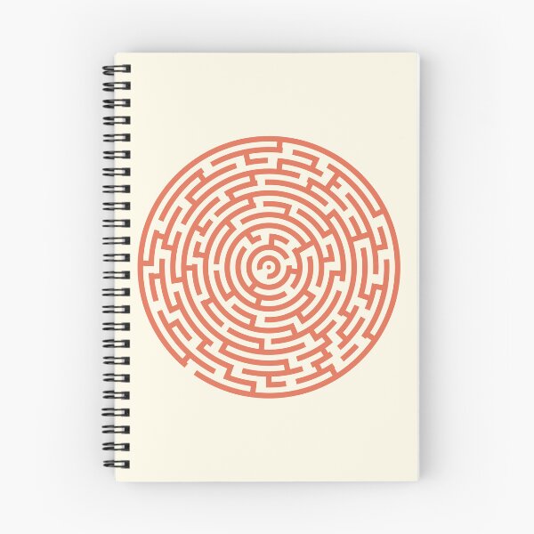 Item preview, Circle Maze - Faded Orange designed and sold by Jon J.S.H.