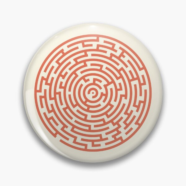 Item preview, Circle Maze - Faded Orange designed and sold by Jon J.S.H.