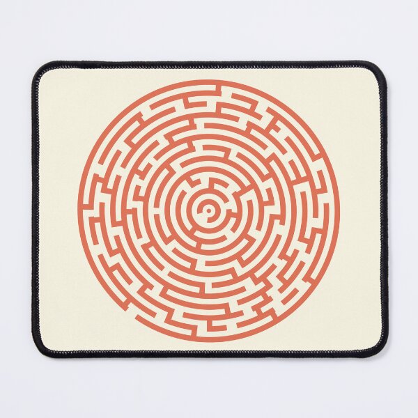 Item preview, Circle Maze - Faded Orange designed and sold by Jon J.S.H.