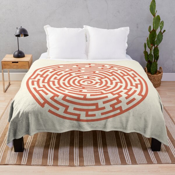 Item preview, Circle Maze - Faded Orange designed and sold by Jon J.S.H.