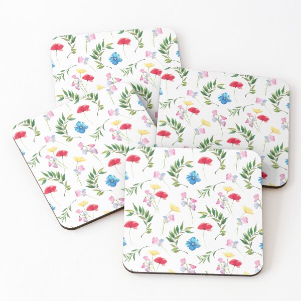 Item preview, Spring blooms watercolor pattern  designed and sold by Bonheurem.