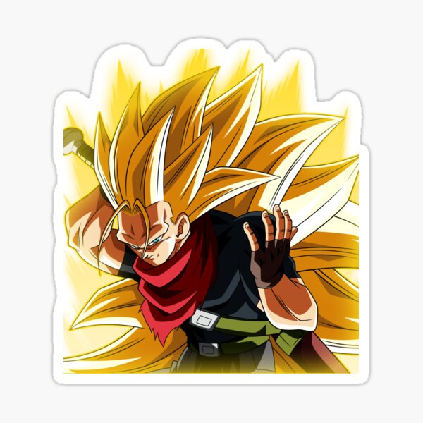 Future Trunks Imperfect Cell Saga Dragon Ball Super - Dragon Ball Gt Kid Goku  Pan Trunks - Sticker