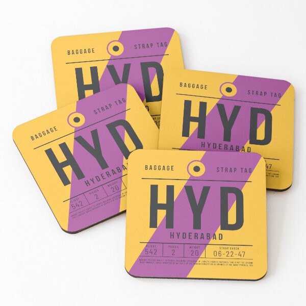 Item preview, Luggage Tag E - HYD Hyderabad India designed and sold by VoodooCircus.