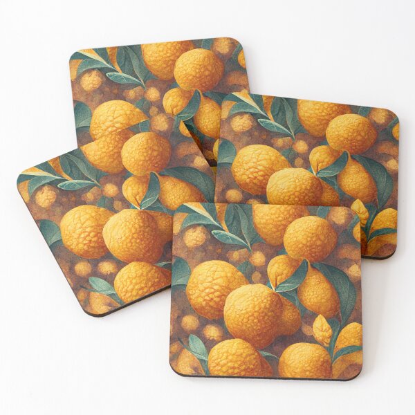 Item preview, Oranges pattern wallpaper - mural designed and sold by ontano.