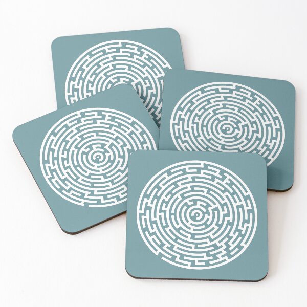 Item preview, Circle Maze - White designed and sold by Jon J.S.H.