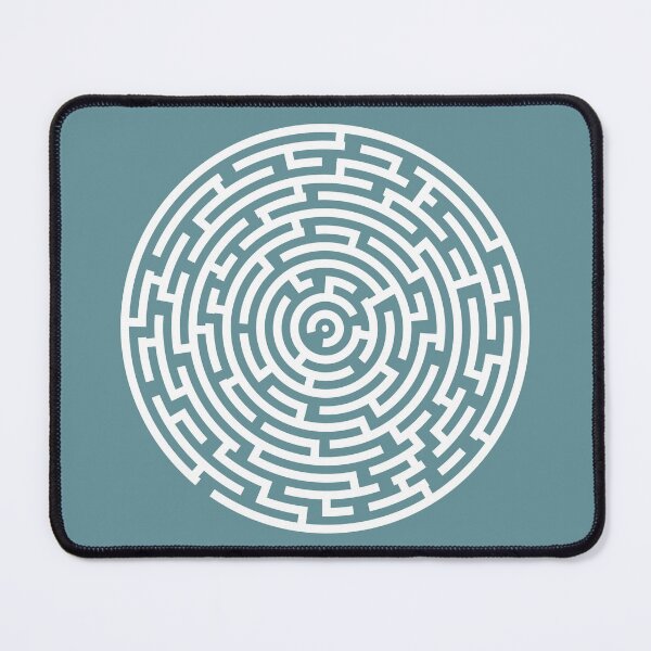 Item preview, Circle Maze - White designed and sold by Jon J.S.H.