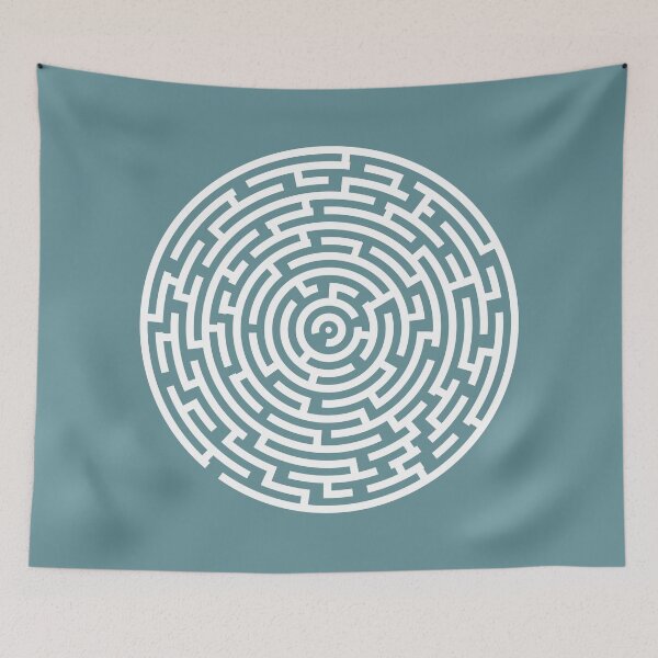 Item preview, Circle Maze - White designed and sold by Jon J.S.H.
