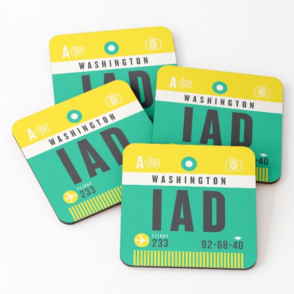 Item preview, Luggage Tag A - IAD Washington USA designed and sold by VoodooCircus.