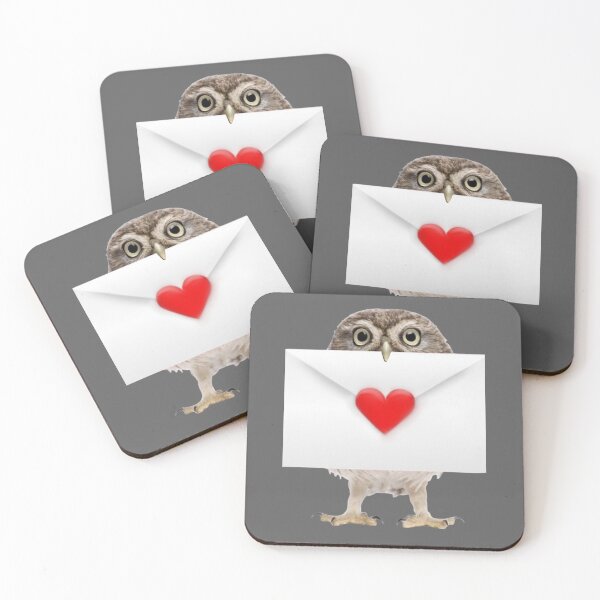Item preview, Owl with giant envelope designed and sold by PottersArt.