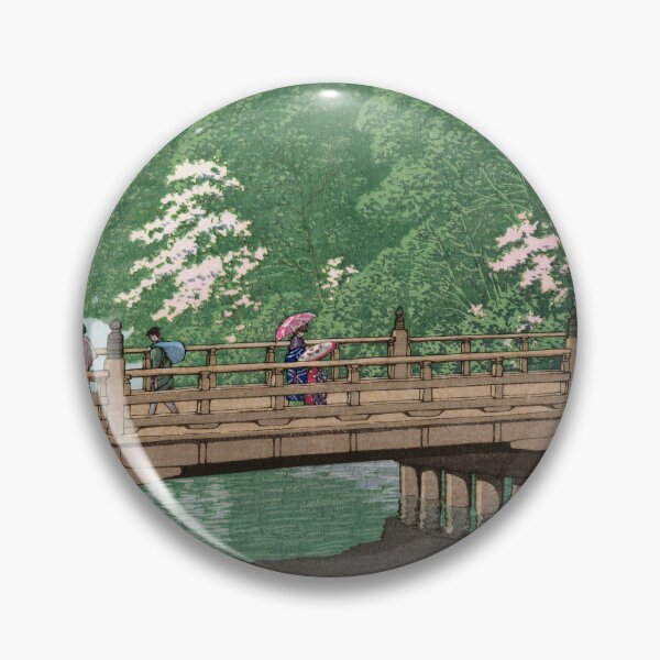 Item preview, Japanese Art - Benkei Bridge by Kawase Hasui designed and sold by Ukiyo-Studio.