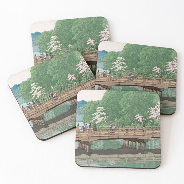 Item preview, Japanese Art - Benkei Bridge by Kawase Hasui designed and sold by Ukiyo-Studio.