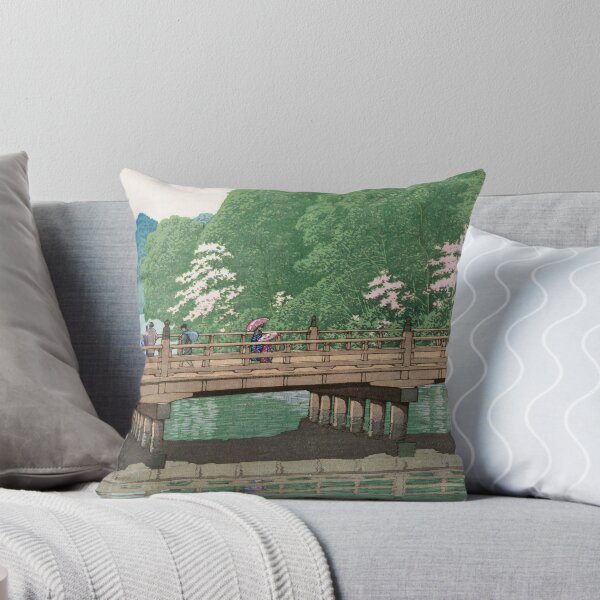 Item preview, Japanese Art - Benkei Bridge by Kawase Hasui designed and sold by Ukiyo-Studio.