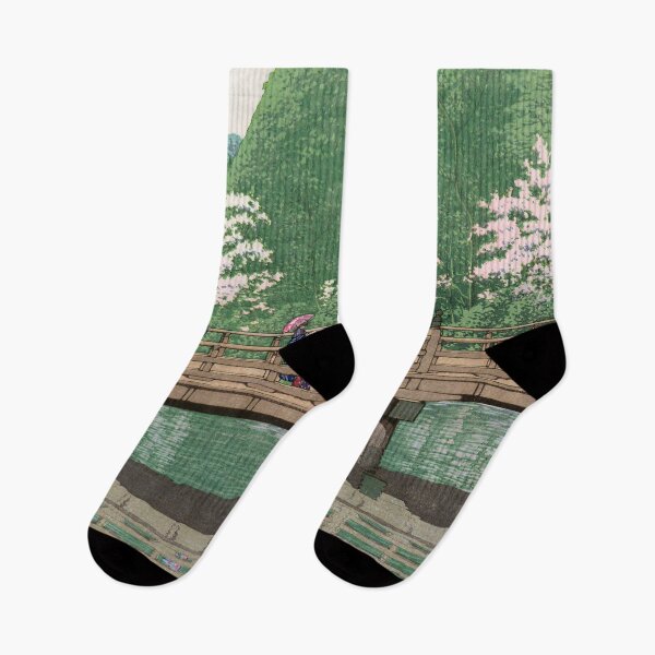 Item preview, Japanese Art - Benkei Bridge by Kawase Hasui designed and sold by Ukiyo-Studio.