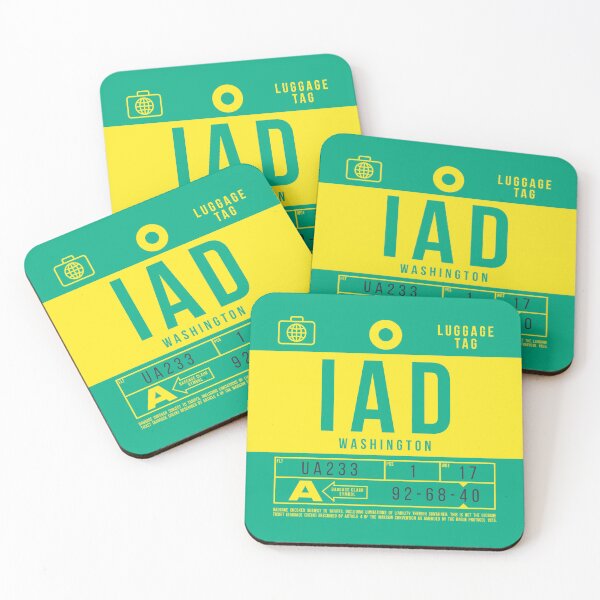 Item preview, Luggage Tag B - IAD Washington USA designed and sold by VoodooCircus.
