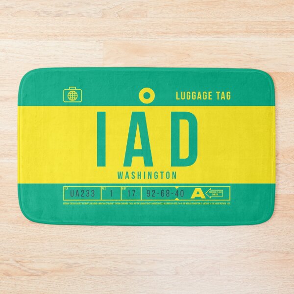 Item preview, Luggage Tag B - IAD Washington USA designed and sold by VoodooCircus.