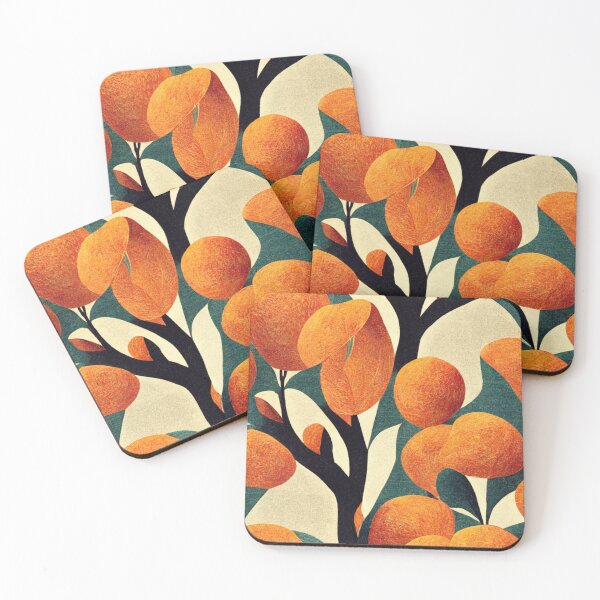 Item preview, Oranges pattern wallpaper - mural designed and sold by ontano.