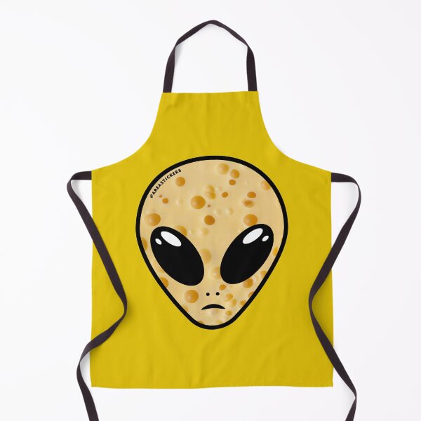 Item preview, Alien head - Emmental cheese skin designed and sold by AreaStickers.