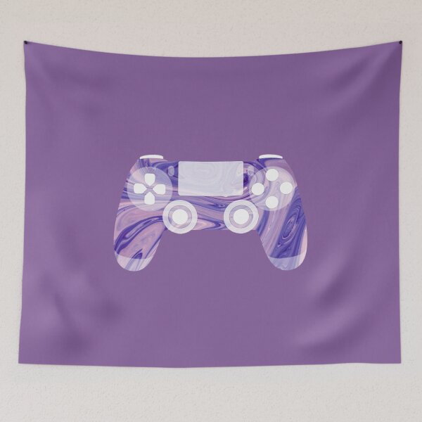 Item preview, Retro Gaming Controller Psychedelic Liquid Purple designed and sold by everything4eva.