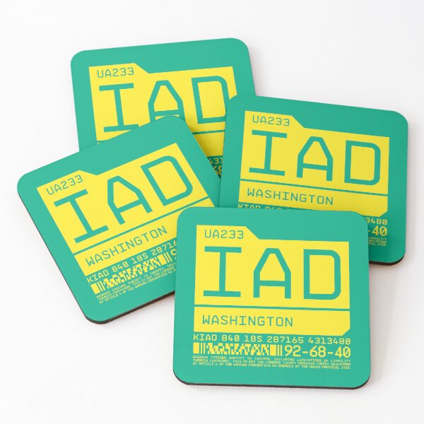 Item preview, Luggage Tag C - IAD Washington USA designed and sold by VoodooCircus.
