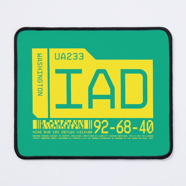 Item preview, Luggage Tag C - IAD Washington USA designed and sold by VoodooCircus.