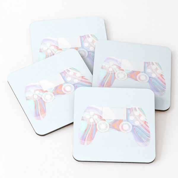 Item preview, Retro Gaming Controller Psychedelic Pastel Liquid designed and sold by everything4eva.