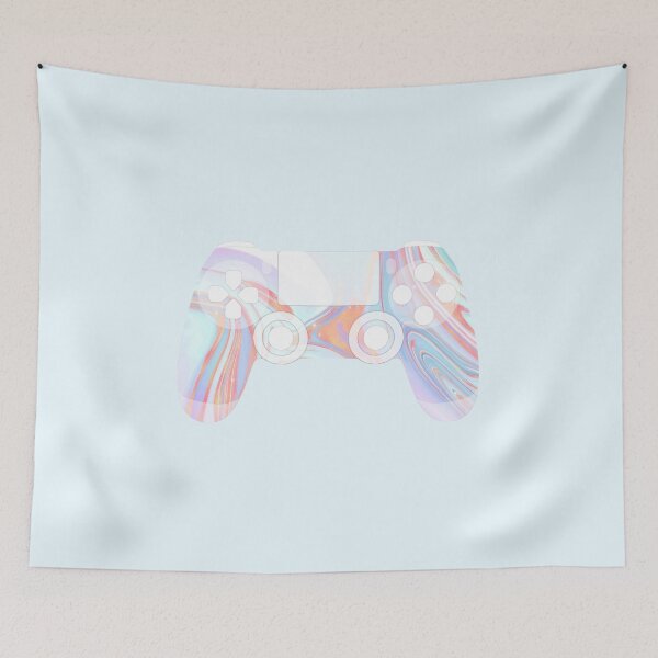 Item preview, Retro Gaming Controller Psychedelic Pastel Liquid designed and sold by everything4eva.