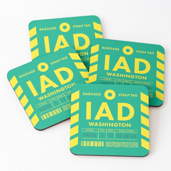 Item preview, Luggage Tag D - IAD Washington USA designed and sold by VoodooCircus.