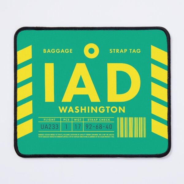 Item preview, Luggage Tag D - IAD Washington USA designed and sold by VoodooCircus.