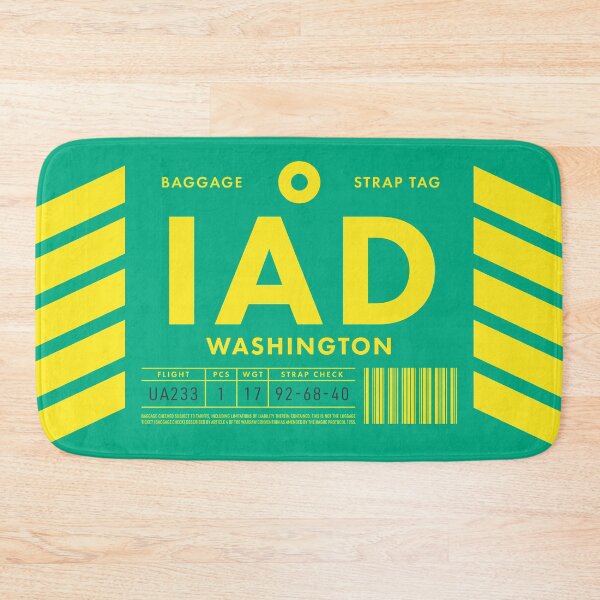 Item preview, Luggage Tag D - IAD Washington USA designed and sold by VoodooCircus.