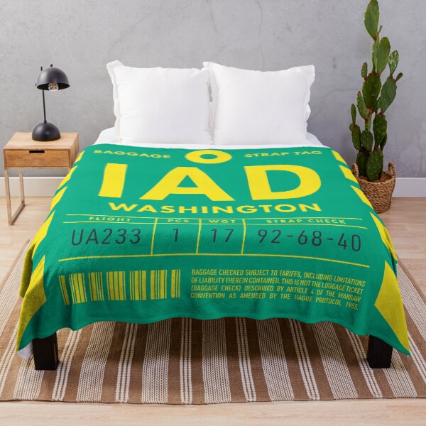 Item preview, Luggage Tag D - IAD Washington USA designed and sold by VoodooCircus.