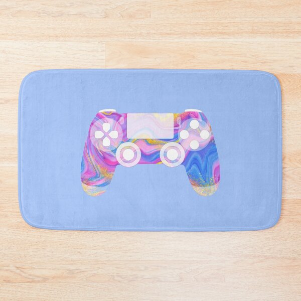 Item preview, Retro Gaming Controller Psychedelic Liquid Pink Blue Gold designed and sold by everything4eva.