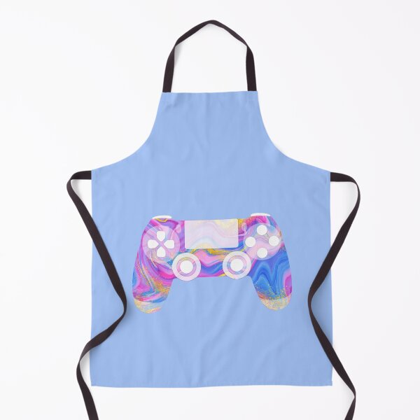 Item preview, Retro Gaming Controller Psychedelic Liquid Pink Blue Gold designed and sold by everything4eva.