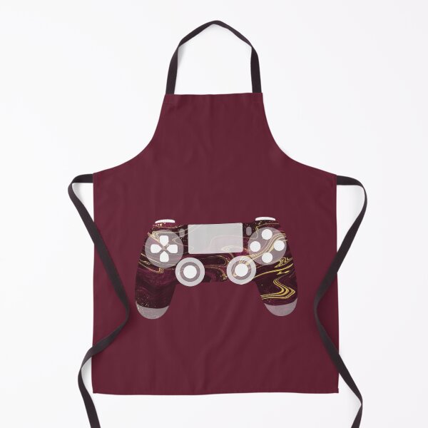 Item preview, Retro Gaming Controller Psychedelic Liquid Burgundy Gold designed and sold by everything4eva.